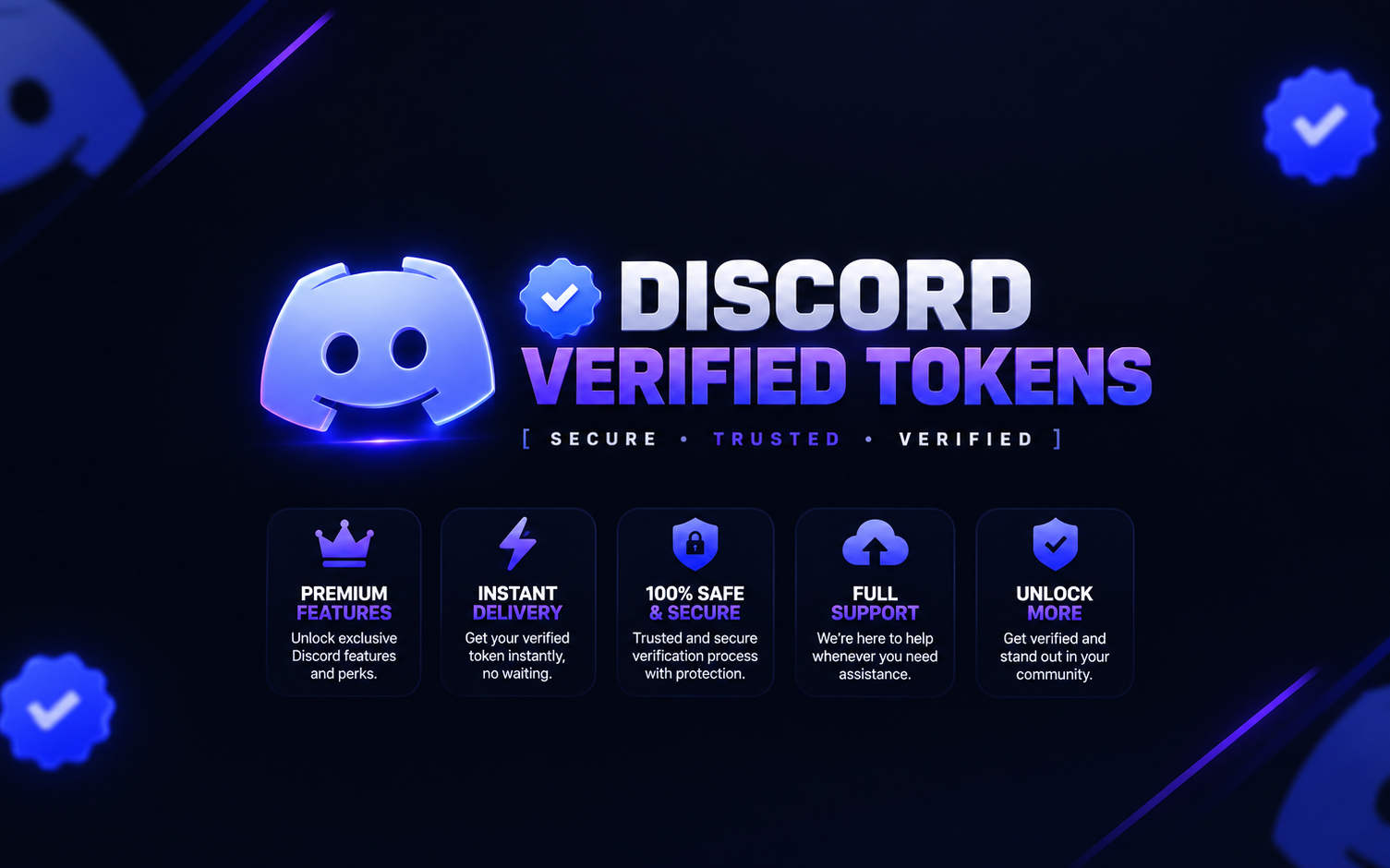 Discord Verified Tokens ( Email Verified )